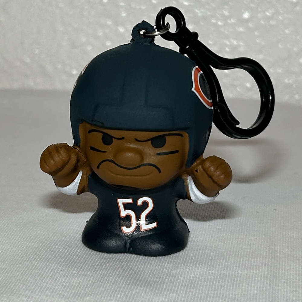 Khalil Mack Keychain w/Helmet #52 NFL SqueezyMates 2.5” Chicago Bears